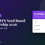 COMSATS need based scholarship 2026 at CUI Lahore, last date 15 October 2026